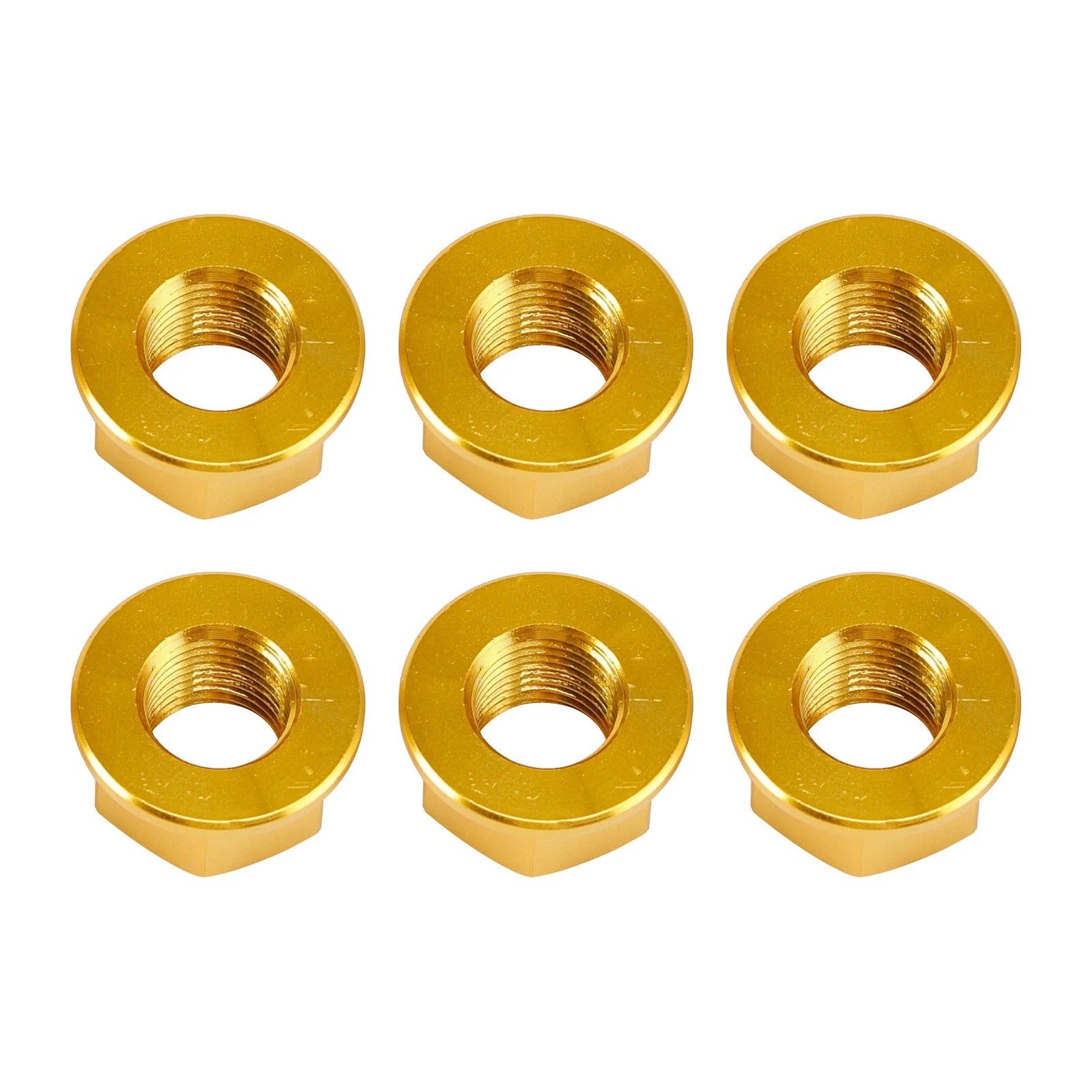 6x Rear Sprocket Nuts M10 Gold for Ducati Panigale V2 V4 V4S 1199 1299 (2012–2024)