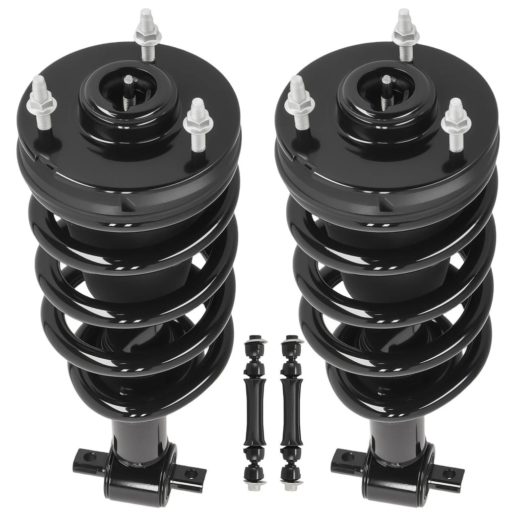 Set of 4 Front Struts Shock w/ Sway Bars for Cadillac Escalade ESV EXT (2007–2014)