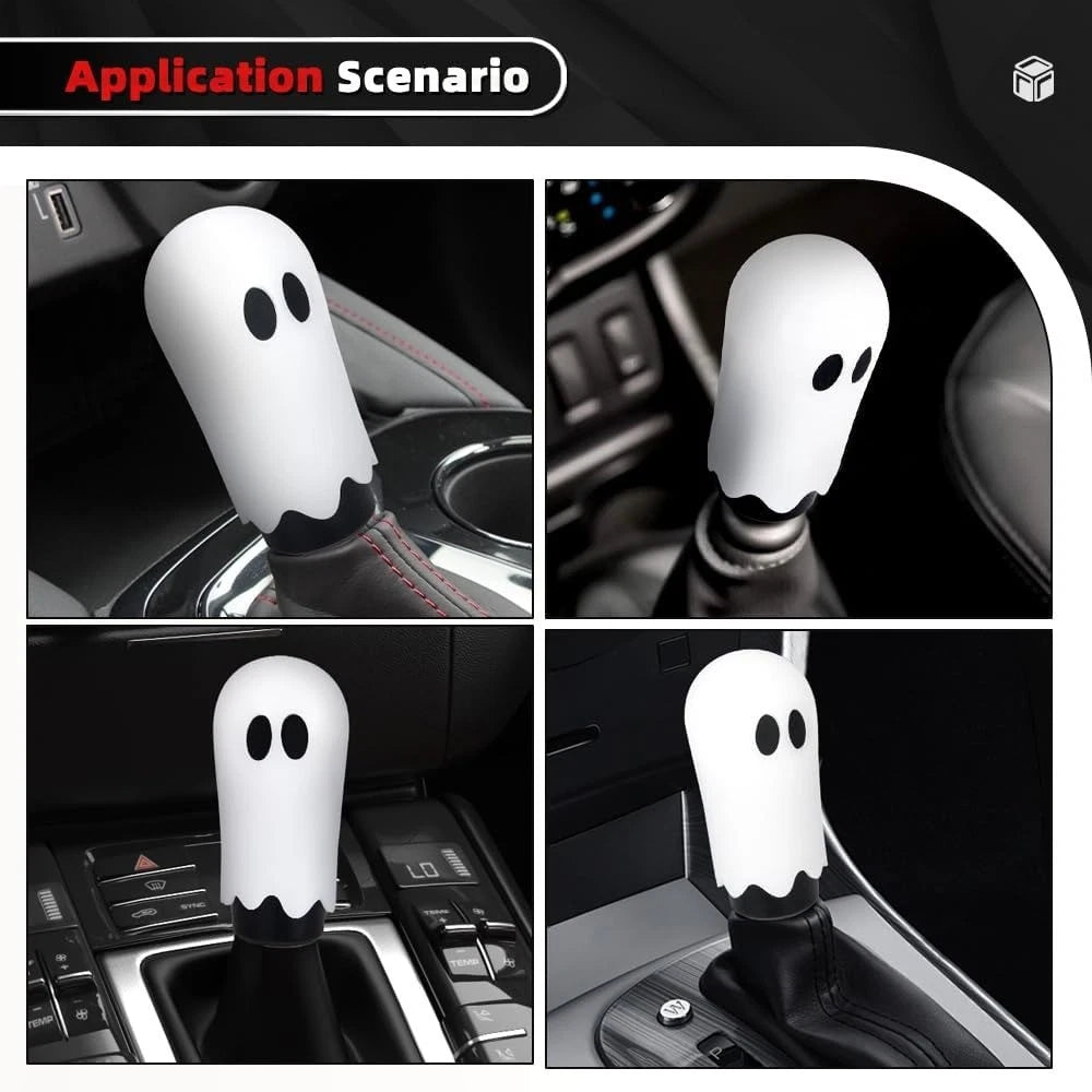 JDM Ghost Manual Gear Shift Knob for Universal Fit (Halloween Theme)