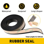 1x Rubber Car Side Door Window Glass Seal for Universal Vehicles (13FT)