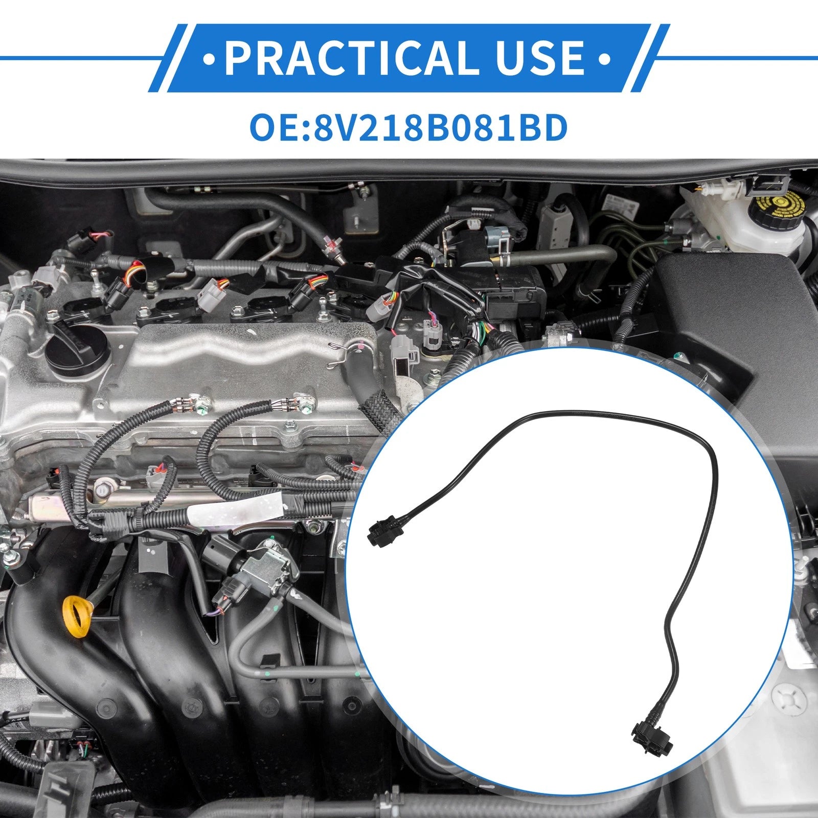 Radiator Overflow Water Tank Hose for Ford B-Max (2012–2023)