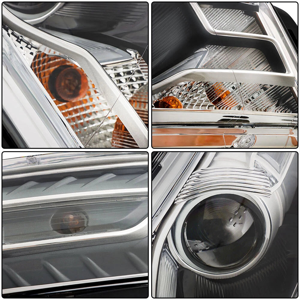 Driver Headlight for Ford Taurus (2013-2014) Clear Lens Halogen