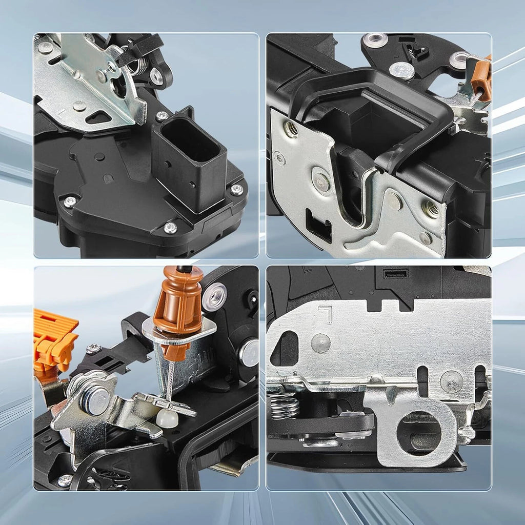 Door Lock Latch Actuator with Cable for Chevy Silverado (2010-2014)