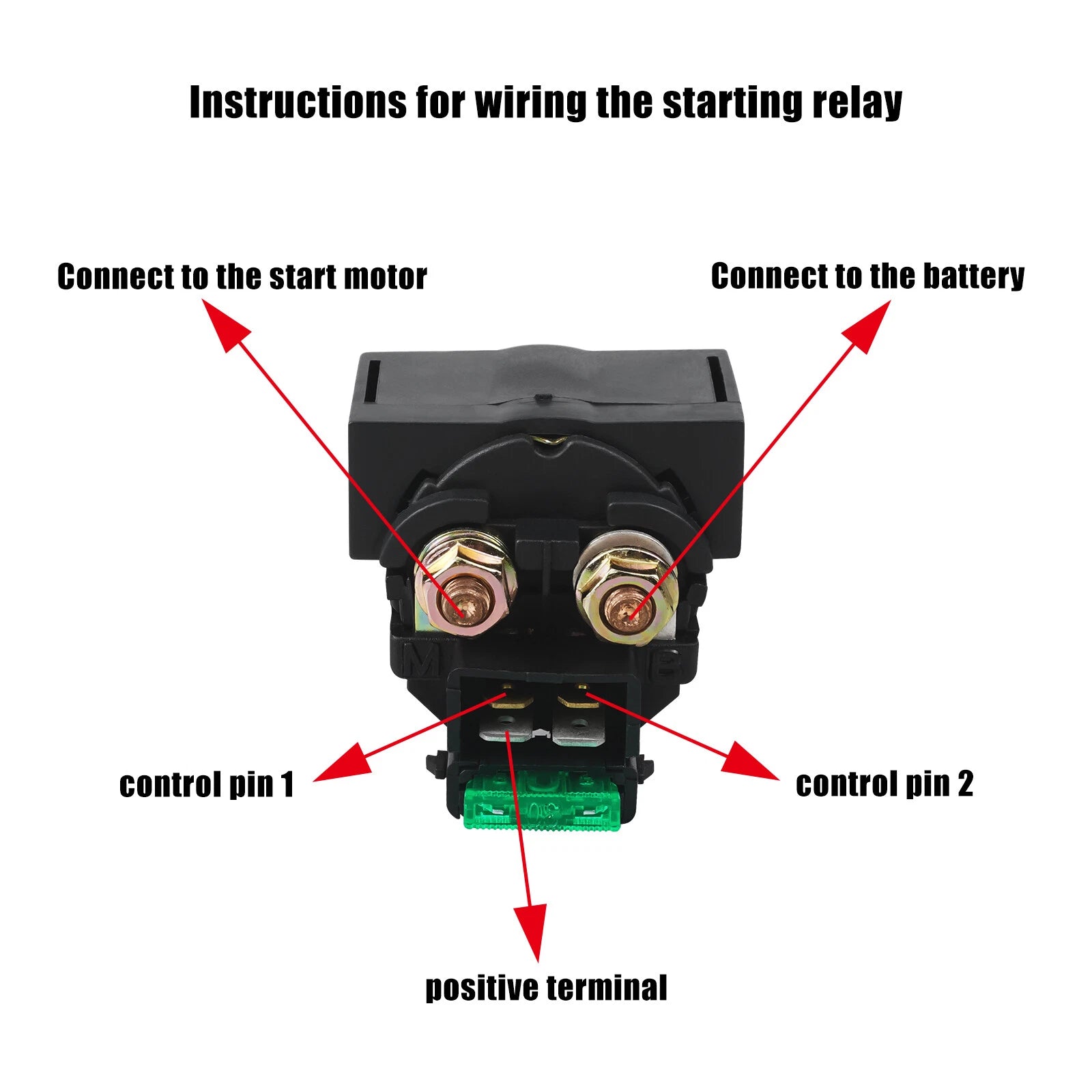 Starter Relay Solenoid for Honda CB650SC CB750 CBR600 CRF230 XL600 (1983–2006)
