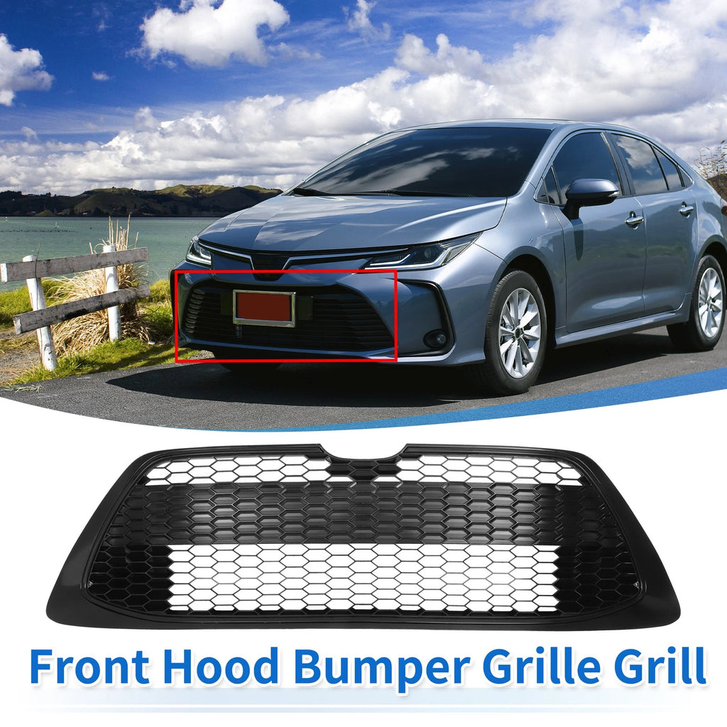Front Hood Bumper Grille for Toyota Corolla LE (2020–2022) No.5310202290 Black