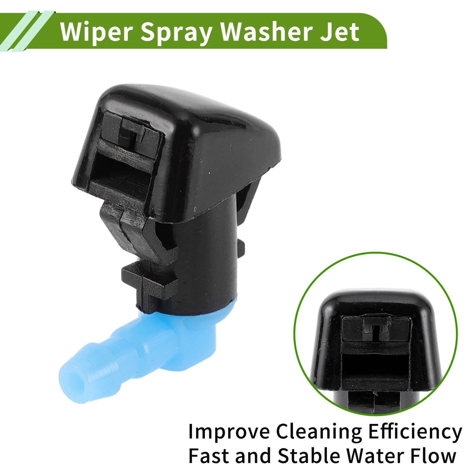 Windshield Washer Nozzle with Hose Connector for Ford (2013–2019) No.BT4Z17603A