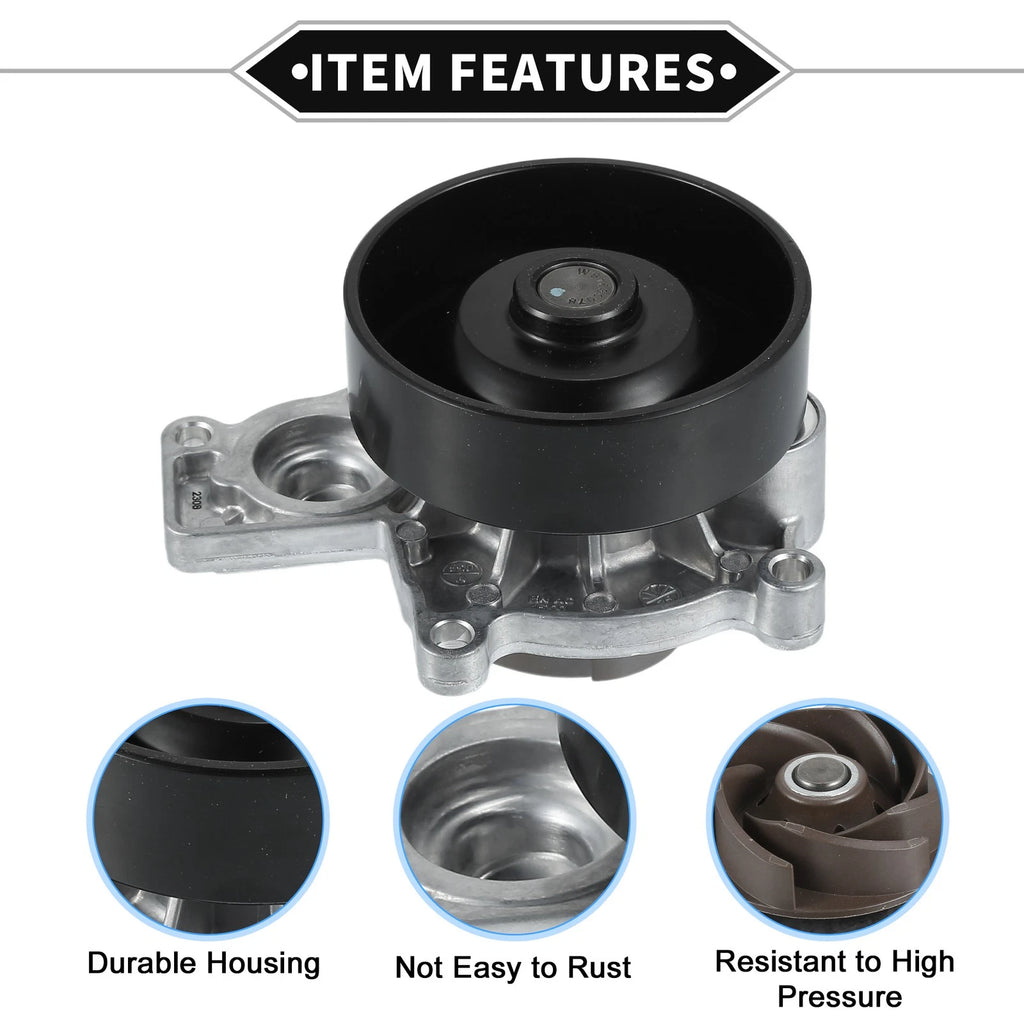 Engine Water Pump for BMW X1 X2 Mini Cooper (2016–2023) No. 11518623574/11518601366