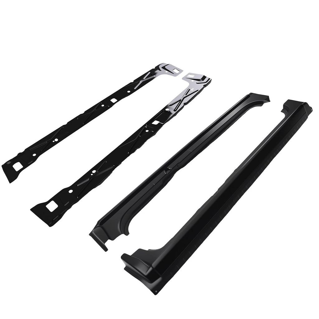 Pair Inner Outer Rocker Panels for Chevy Silverado GMC Sierra (1999–2007) Steel