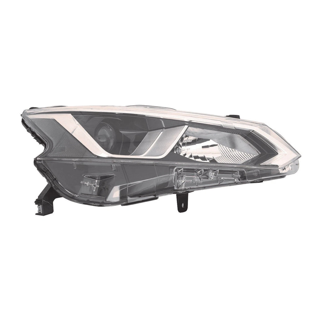 Replacement Passenger Side Halogen Headlight Assembly w/o Auto Leveling