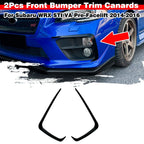 Front Bumper Side Fin Canards Splitter for Subaru WRX STI VA (2014–2016)