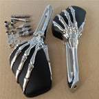 Claw Skeleton Hand Mirror for Honda CB CBR Rebel Shadow Magna VT VTX (1300–1800)