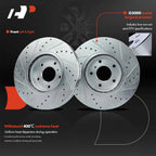 Front Side Drilled Brake Rotors for Nissan Altima (2006) Murano (2005–2014)