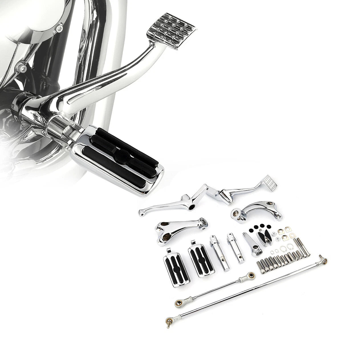 Forward Controls Peg Linkages Levers for Harley Sportster XL883 XL1200 (2004–2013)