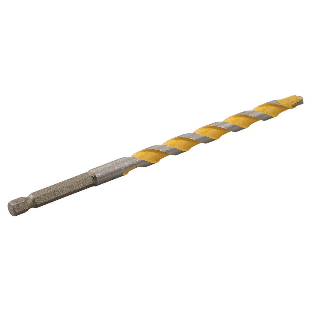 Set of 4 carbide drill bits for tiles and walls with hex shank