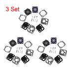 3X Carburetor Gasket Kit for Ryobi 26cc 30cc ZAMA C1U Homelite RB29 (N/A)