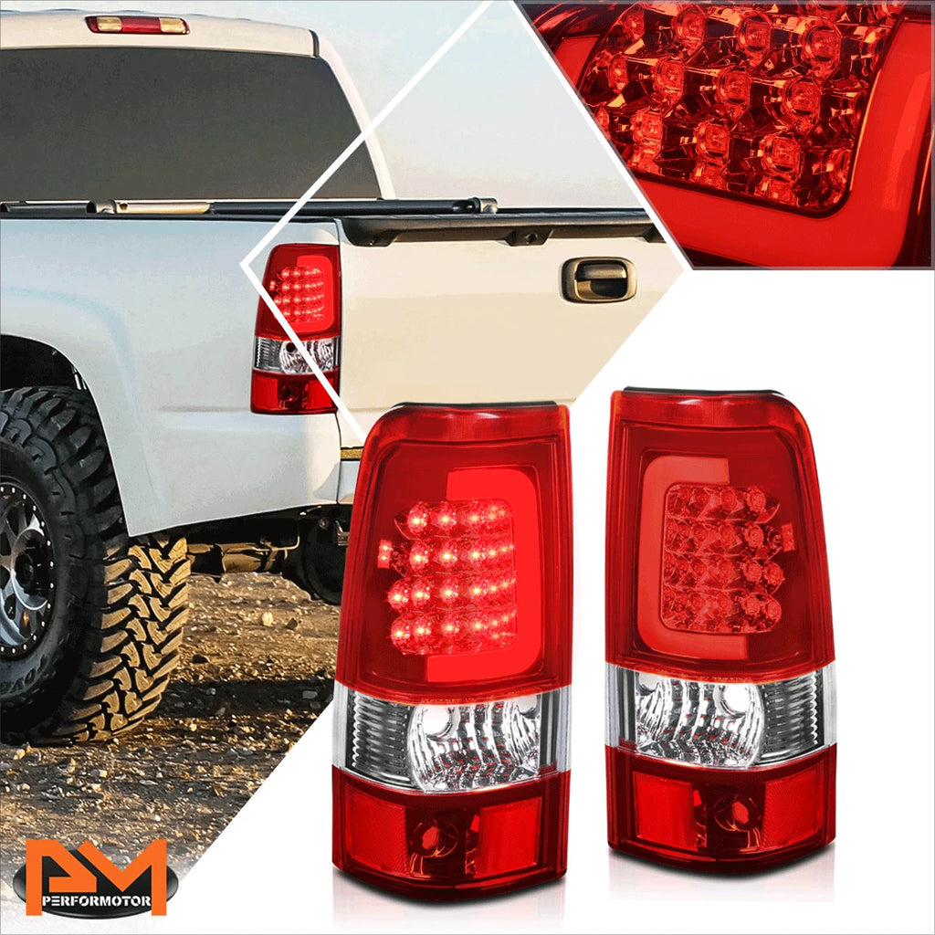 3D LED C-Bar Tail Light for Chevy Silverado (2003–2007)