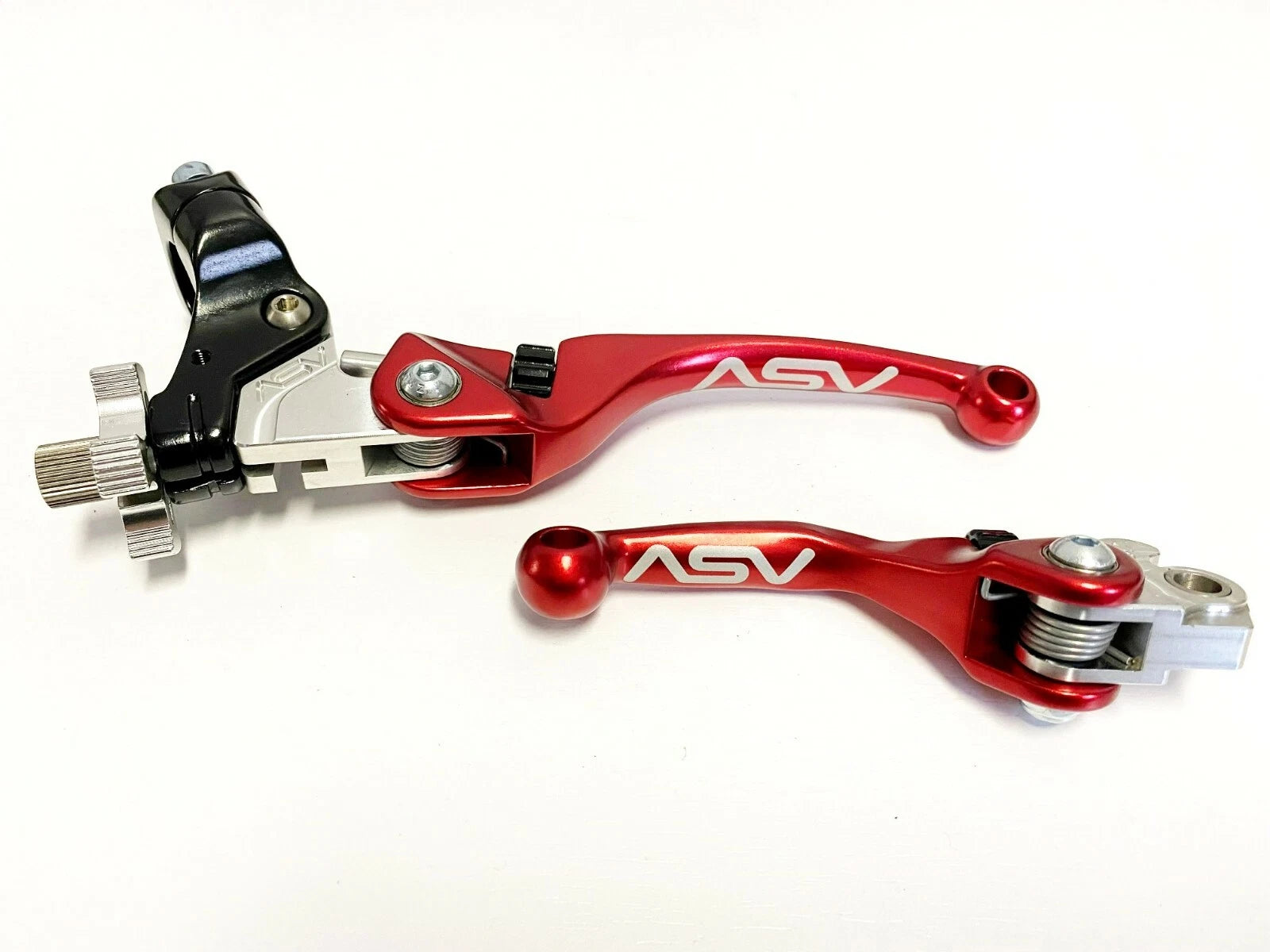 Front Brake and Clutch Lever Pair for Yamaha YZ 85 125 250 (2001–2023) - Red