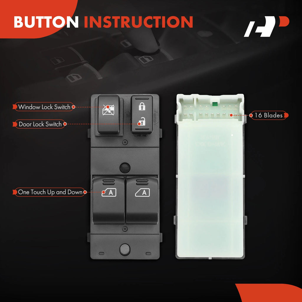 Left Power Window Switch for Nissan NV200 (2013-2021)