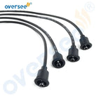 Ignition Coil & High Tension Cord Kit for Yamaha F75-F100 67F-82341/2/3 63P-82310
