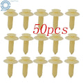 50 Pcs Door Trim Panel Push Rivet Fastener Clips for Ford GMC
