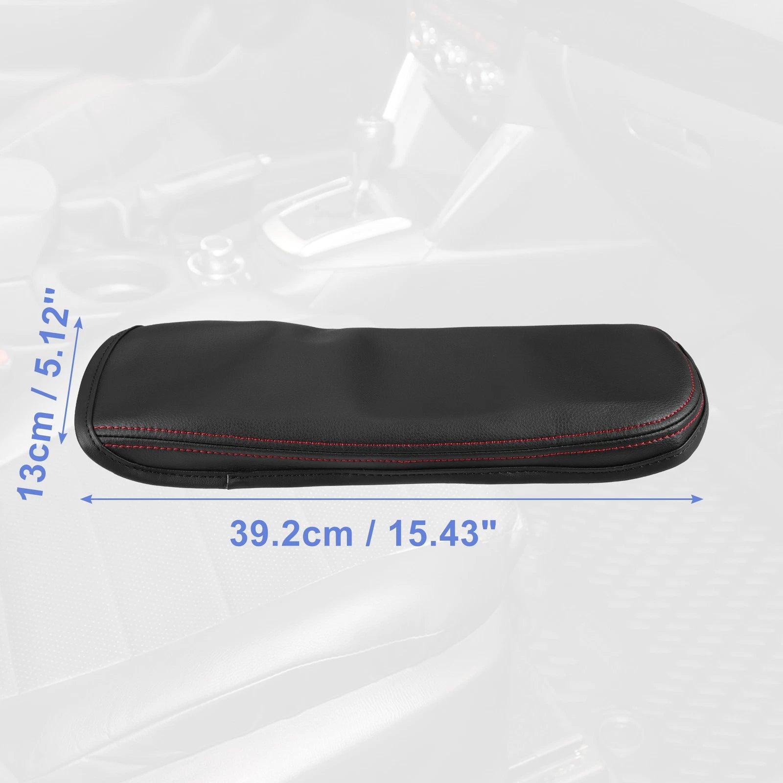 Center Console Armrest Box Cover for Chevrolet Malibu (2016–2023) Black Red