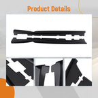 2X ABS Side Skirt Extension Panel Kit for Chevrolet Camaro (2016–2020) Matte Black