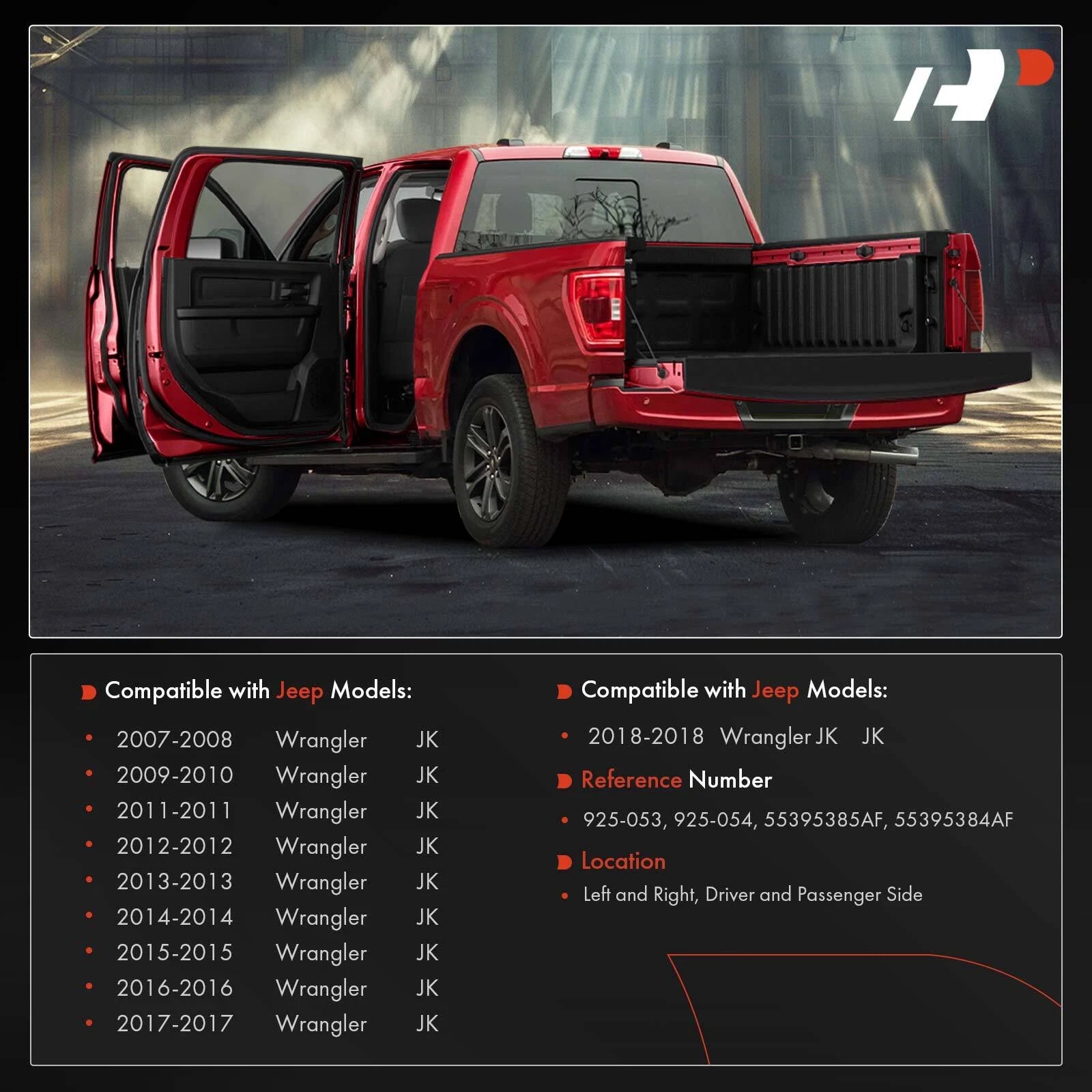 Door Hinge for Jeep Wrangler (2007-2018)
