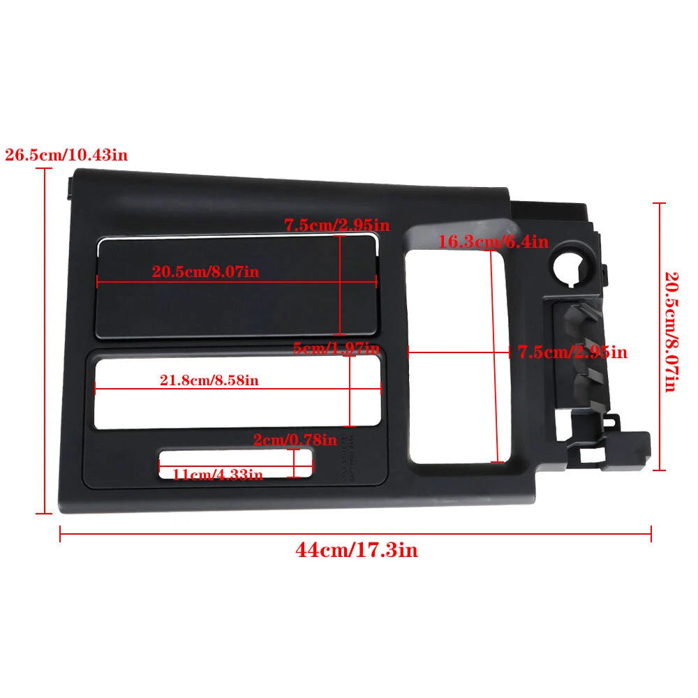 Change Gear Plate Console for Corvette C4 (1994-1996) Black