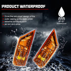 Fender Mounted Amber Marker Signal Lights for Jeep Liberty (2008–2012)