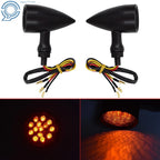 LED Black Brake Running Turn Signal Tail Light for Bobber Cafe