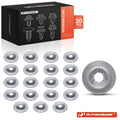 20x Metal Push Nuts Clip Retainers for Honda Civic 