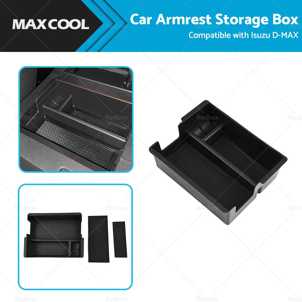 Center Console Armrest Storage Box Tray for Isuzu D-Max (2012–2023)