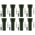 Set of 8 NGK G-Power Platinum Spark Plugs & Coil Boots for Dakota Durango RAM 1500 (1997–2003)