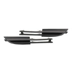 Set of 2 Bumper Grilles for BMW 325i 2001–2006, 323i 1999–2000 LH & RH Black