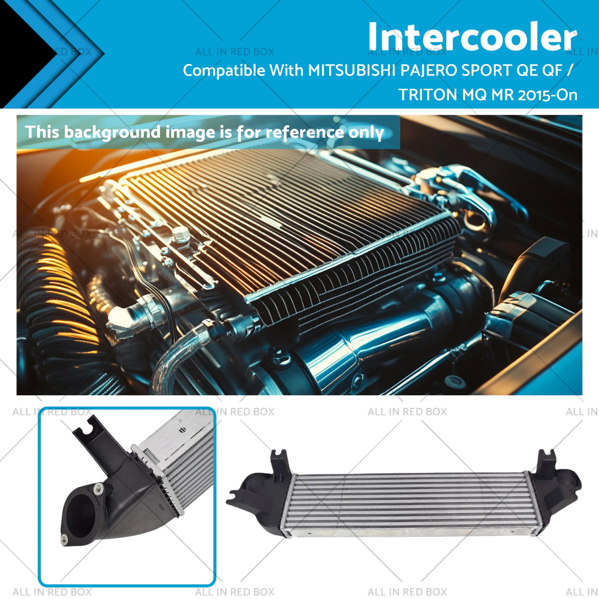 Intercooler for Mitsubishi Pajero Sport QE QF / Triton MQ MR 2.4T (2015–ON)