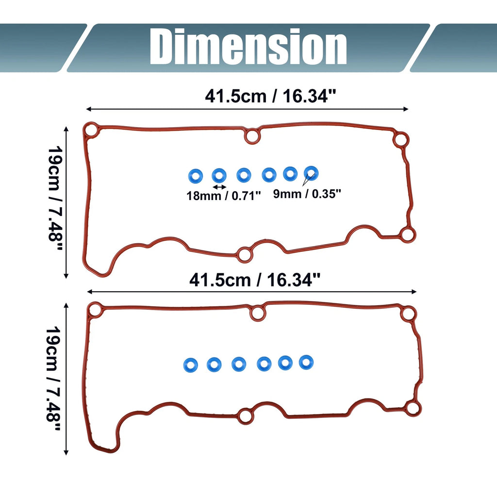 Valve Cover Gasket Set with Grommets for Ford Ranger 4.0L (2000–2011)