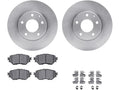 Front Brake Pad and Rotor Kit for Mazda 3 (2017–2018) MB357ZQ