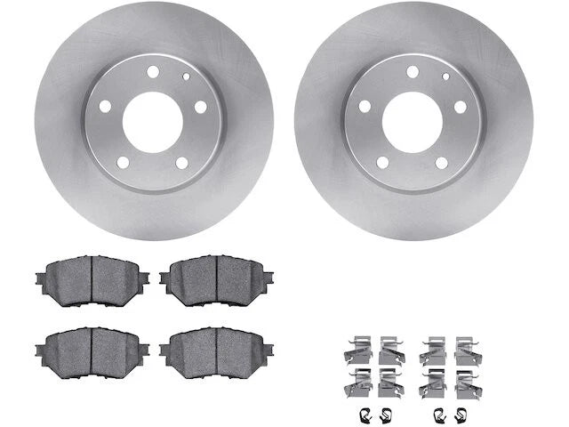 Front Brake Pad and Rotor Kit for Mazda 3 (2017–2018) MB357ZQ