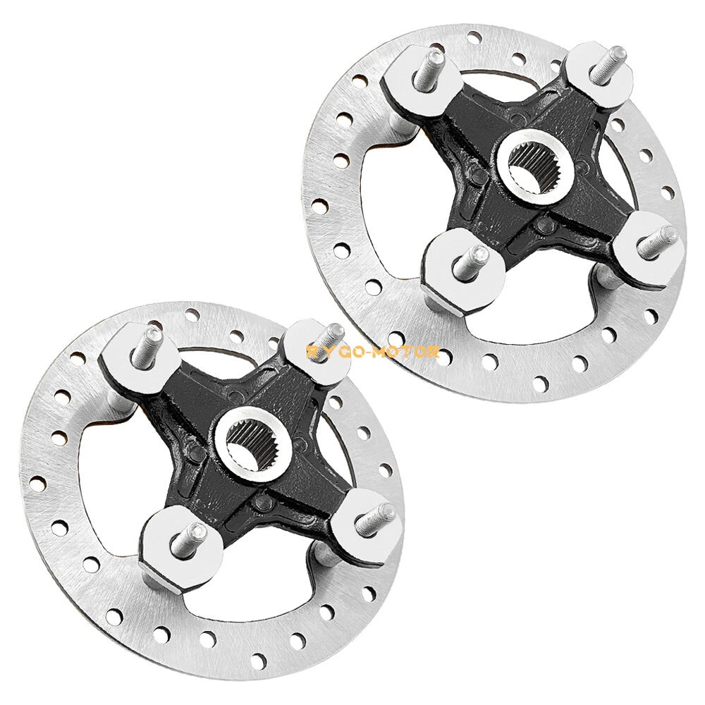 2 Front/Rear Wheel Hub & Brake Rotor for Can-Am Renegade (500–1000)