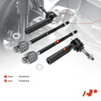 Set of 7 Rack & Pinion Hub Bearing Tie Rod Ends for GMC Chevy Tahoe