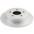 Drilled Slotted Front Rear Brake Rotor for Oldsmobile Alero Pontiac Grand (1999–2004)