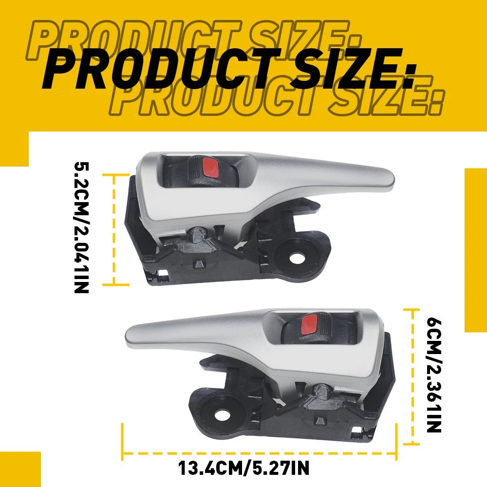 2X Interior Door Handles for Toyota Corolla (2009–2013)