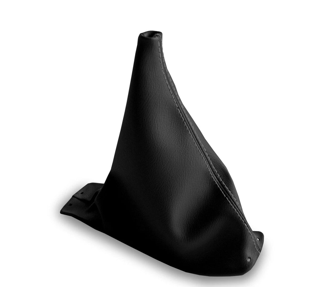 Leather Manual Shift Boot Cover for Nissan Xterra (2002–2006) Gray Stitch