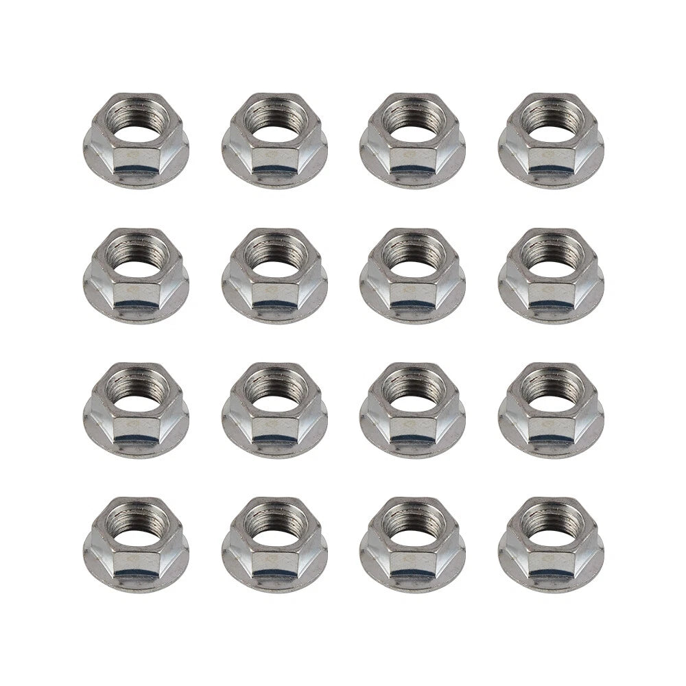 16x Wheel Locking Lug Nuts M10x1.25 for Kawasaki Bayou 185 220 250 300 400