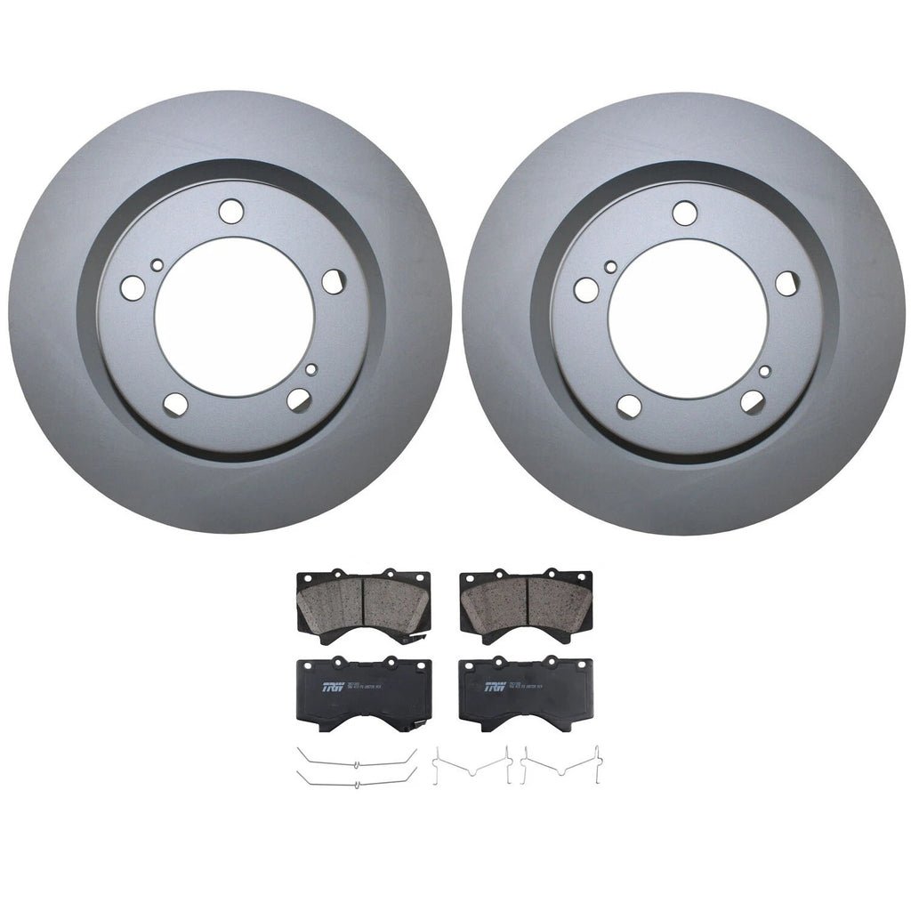 Front Brake Kit 355mm Disc TRW Ceramic Pad for LX570 Land Cruiser Sequoia Tundra (2008–2021)