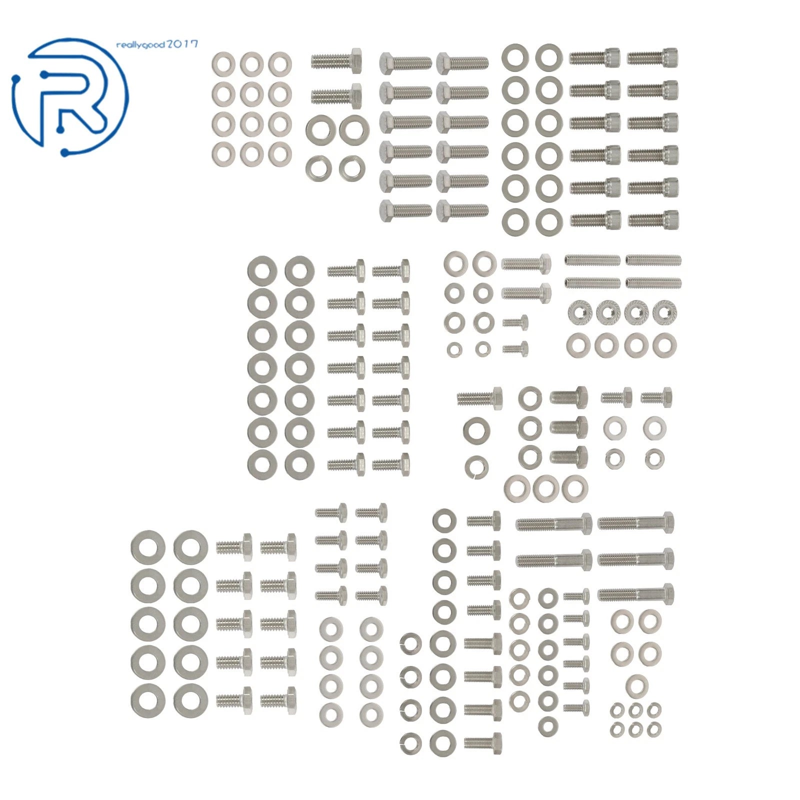 Hex Bolt Kit for Chevy Small Block Engine (Non-EFI)