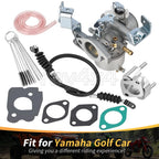 Carburetor & Spacer Joint & Throttle Cable for Yamaha G2 G8 G9 G11 (1996–2002)