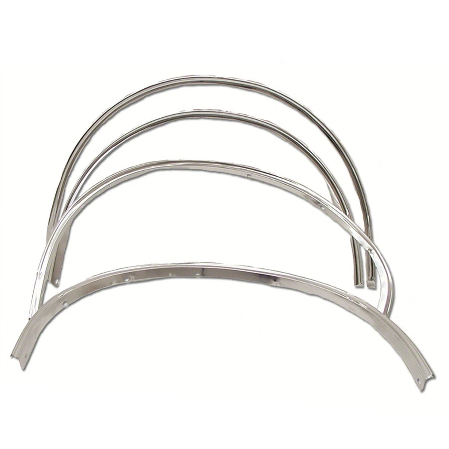 Replacement Aluminum Passenger Side Front Wheel Opening Molding for Toyota