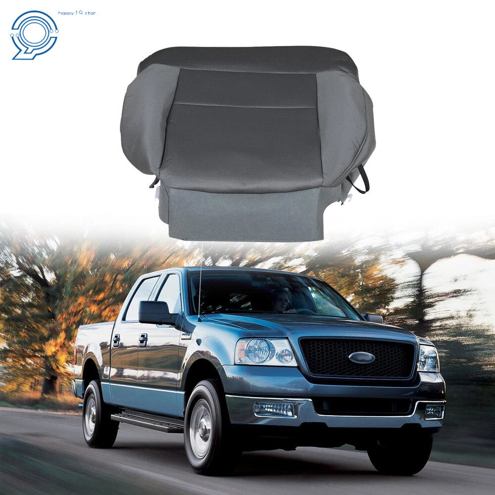 Driver Side Cloth Bottom Seat Cover for Ford F-150 (2004–2008) Gray