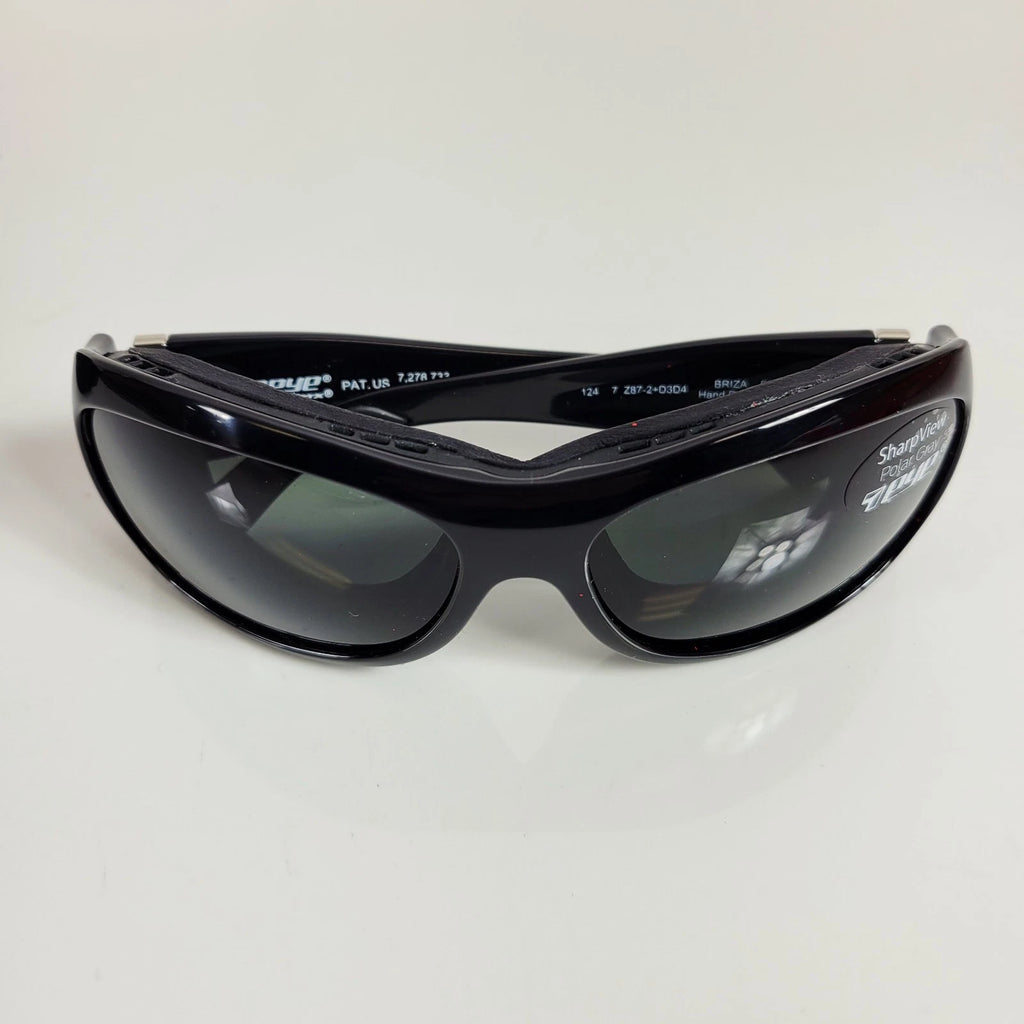7eye Glossy Black Frame with SharpView Polarized Lenses for Motorcycle
